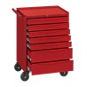 Teng Tools 7 Drawer Steel Wheeled Tool Trolley Red TCW707EV