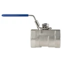 RS PRO ASTM A351-CF8M Stainless Steel Threaded 2-Way Ball Valve BSPP 1-1/4 Inch 68 bar A351-CF8M