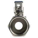 RS PRO ASTM A351-CF8M Stainless Steel Threaded 2-Way Ball Valve BSPP 1-1/4 Inch 68 bar A351-CF8M