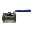 RS PRO ASTM A351-CF8M Stainless Steel Threaded 2-Way BSPP Ball Valve 2 Inch 68 Bar A351-CF8M