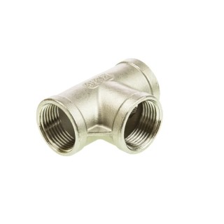 RS PRO Stainless Steel Pipe Fitting Circular Tee Female G Threaded 3/4 in x 3/4 in x 3/4 in 316 Stainless Steel 150 499-2997