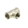 RS PRO Stainless Steel Pipe Fitting Circular Tee Female G Threaded 3/4 in x 3/4 in x 3/4 in 316 Stainless Steel 150 499-2997