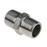 RS PRO Stainless Steel Pipe Fitting Straight Hexagon Nipple Male Threaded 1/2 in x Male Threaded 1/2 in 499-3041