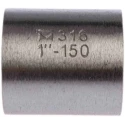 RS PRO Stainless Steel Pipe Fitting Socket Circular Socket Female G Threaded 1 in x Female G Threaded 1 in 499-3035