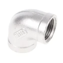 RS PRO Stainless Steel Pipe Fitting 90° Circular Elbow Female G 3/8 in x Female G 3/8 in 499-2874