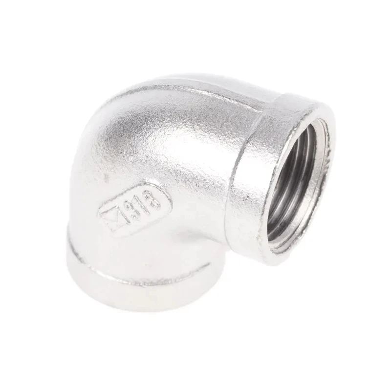 RS PRO Stainless Steel Pipe Fitting 90° Circular Elbow Female G 3/8 in x Female G 3/8 in 499-2874