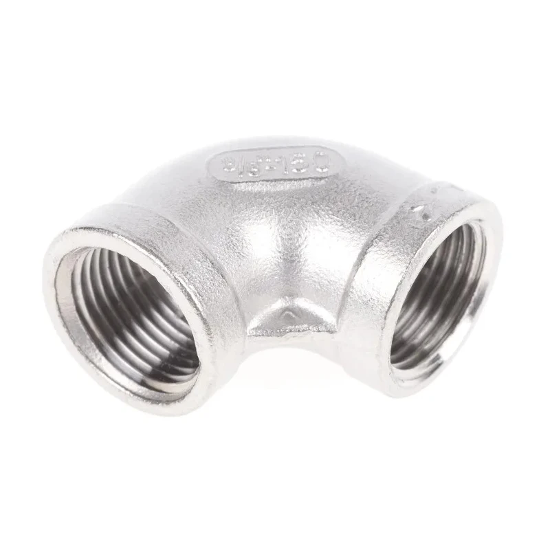 RS PRO Stainless Steel Pipe Fitting 90° Circular Elbow Female G 3/8 in x Female G 3/8 in 499-2874