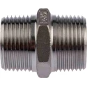 RS PRO Stainless Steel Pipe Fitting Straight Hexagon Nipple Male Threaded 1 in x Male Threaded 1 in 499-3063