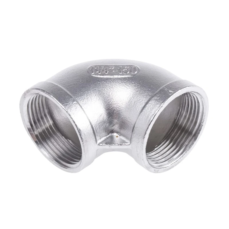 RS PRO Stainless Steel Pipe Fitting 90° Circular Elbow Female G Threaded 1-1/4 in x Female G Threaded 1-1/4 in 499-3079