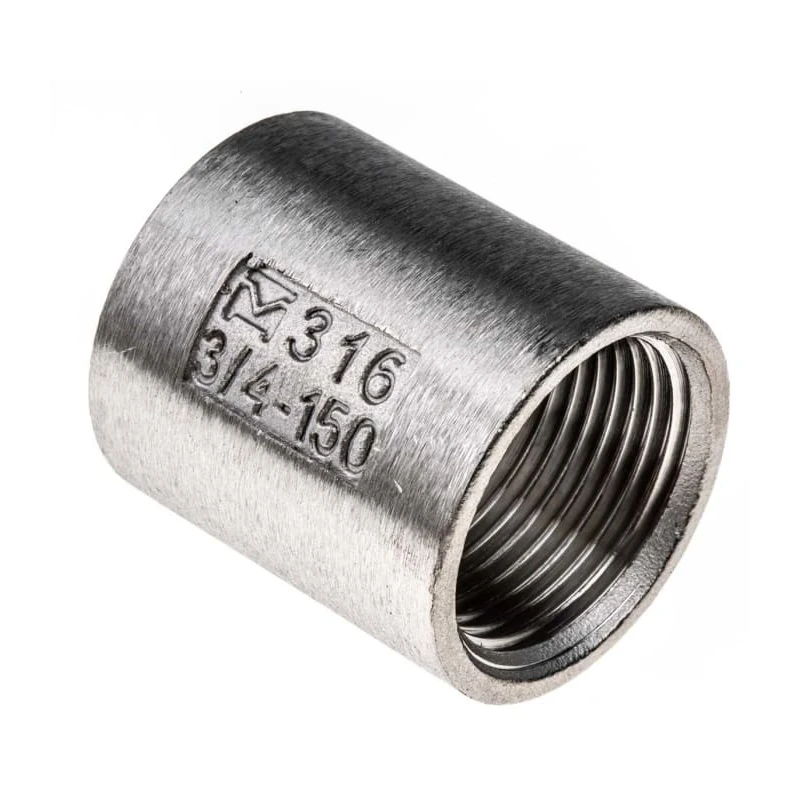 RS PRO Stainless Steel Pipe Fitting Socket Circular Socket Female G Threaded 3/4 in x Female G Threaded 3/4 in 499-3029