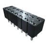 Samtec SLW Series Straight Surface PCB Socket, 60-Contact, 2 Row, 2.54 mm Pitch, Through Hole Termination SLW-130-01-S-D