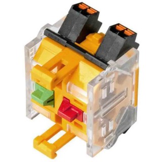EAO Modular Switch Contact Block 250V 6A Push-in Terminal 2 NC Contacts 704.908.4