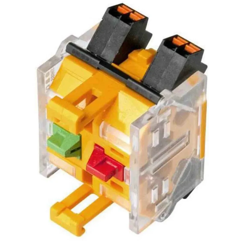 EAO Modular Switch Contact Block 250V 6A Push-in Terminal 2 NC Contacts 704.908.4