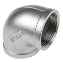 RS PRO Stainless Steel Pipe Fitting 90° Circular Elbow Female G Threaded 1-1/2 in x Female G Threaded 1-1/2 in 499-3085