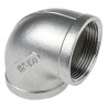 RS PRO Stainless Steel Pipe Fitting 90° Circular Elbow Female G Threaded 1-1/2 in x Female G Threaded 1-1/2 in 499-3085