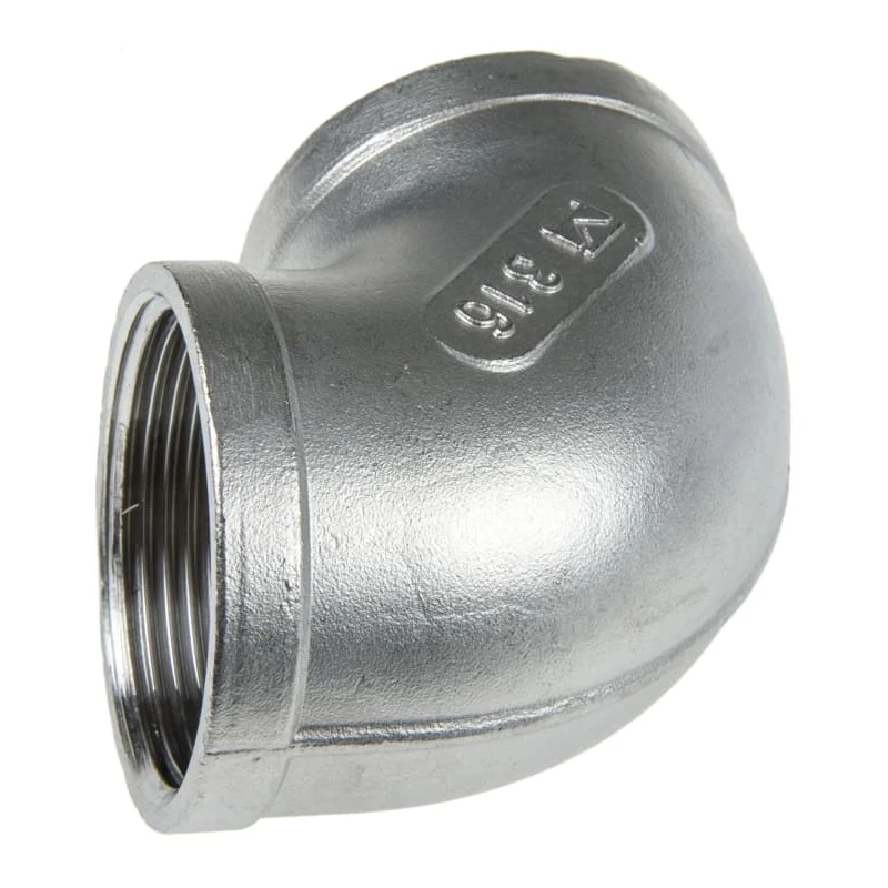 RS PRO Stainless Steel Pipe Fitting 90° Circular Elbow Female G Threaded 1-1/2 in x Female G Threaded 1-1/2 in 499-3085