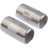 RS PRO Stainless Steel Pipe Fitting Straight Circular Nipple Male Threaded 1 in x Male Threaded 1 in 499-3265