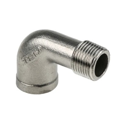 RS PRO Stainless Steel Pipe Fitting 90° Circular Elbow Female R Threaded 3/8 in x Male R Threaded 3/8 in 499-3316