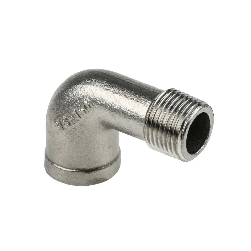 RS PRO Stainless Steel Pipe Fitting 90° Circular Elbow Female R Threaded 3/8 in x Male R Threaded 3/8 in 499-3316