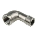RS PRO Stainless Steel Pipe Fitting 90° Circular Elbow Female R Threaded 3/8 in x Male R Threaded 3/8 in 499-3316