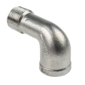 RS PRO Stainless Steel Pipe Fitting 90° Circular Elbow Female R Threaded 3/8 in x Male R Threaded 3/8 in 499-3316
