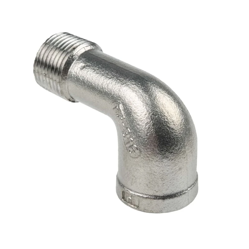 RS PRO Stainless Steel Pipe Fitting 90° Circular Elbow Female R Threaded 3/8 in x Male R Threaded 3/8 in 499-3316