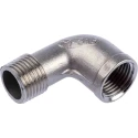 RS PRO Stainless Steel 316 Pipe Fitting 90° Circular Elbow Female Threaded 1/2 in x Male Threaded 1/2 in 499-3322