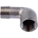 RS PRO Stainless Steel 316 Pipe Fitting 90° Circular Elbow Female Threaded 1/2 in x Male Threaded 1/2 in 499-3322