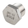 RS PRO Stainless Steel Pipe Fitting Straight Hexagon Plug Male Threaded 1/2 in 499-3467