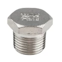 RS PRO Stainless Steel Pipe Fitting Straight Hexagon Plug Male Threaded 1/2 in 499-3467