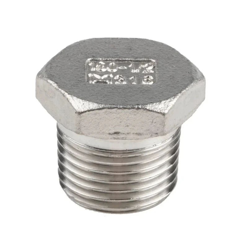 RS PRO Stainless Steel Pipe Fitting Straight Hexagon Plug Male Threaded 1/2 in 499-3467