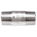 RS PRO Stainless Steel Pipe Fitting, Straight Circular Nipple, Male Threaded 3/4 in x Male Threaded 3/4 in 499-3259