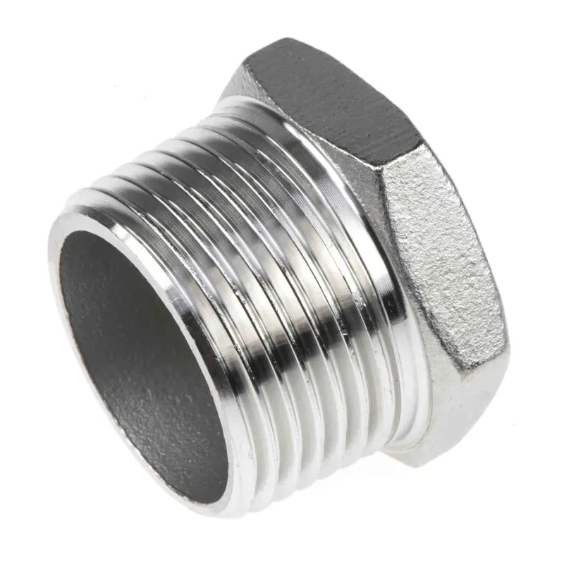 RS PRO Stainless Steel Pipe Fitting, Straight Hexagon Plug, Male Threaded 1 in 499-3489