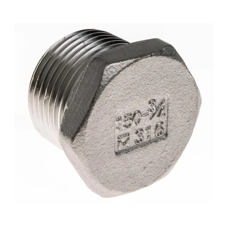 RS PRO Stainless Steel Pipe Fitting Straight Hexagon Plug Male Threaded 3/4 in 499-3473