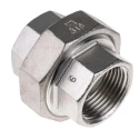 RS PRO Stainless Steel Pipe Fitting Straight Octagon Union Female G Threaded 1 in x Female G Threaded 1 in 499-3518