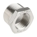 RS PRO Stainless Steel Pipe Fitting Straight Hexagon Bush Male Threaded 3/4 in x Female G Threaded 1/2 in 499-3524