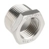 RS PRO Stainless Steel Pipe Fitting Straight Hexagon Bush Male Threaded 3/4 in x Female G Threaded 1/2 in 499-3524