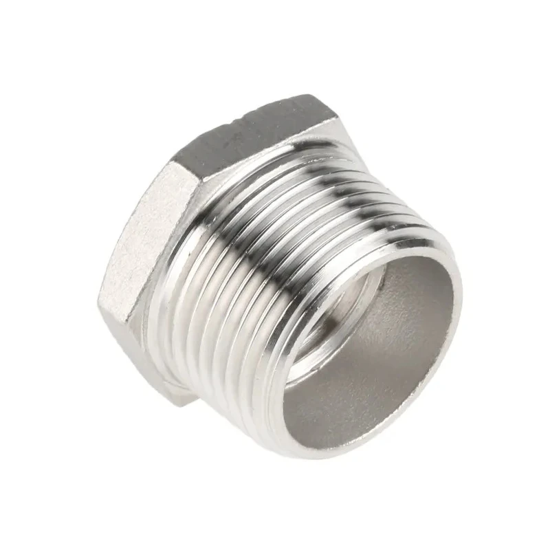 RS PRO Stainless Steel Pipe Fitting Straight Hexagon Bush Male Threaded 3/4 in x Female G Threaded 1/2 in 499-3524