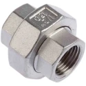 RS PRO Stainless Steel Pipe Fitting Straight Octagon Union Female G Threaded 1/2 in x Female G Threaded 1/2 in 499-3495