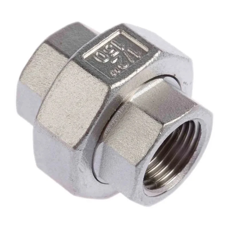 RS PRO Stainless Steel Pipe Fitting Straight Octagon Union Female G Threaded 1/2 in x Female G Threaded 1/2 in 499-3495