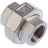 RS PRO Stainless Steel Pipe Fitting Straight Octagon Union Female G Threaded 1/2 in x Female G Threaded 1/2 in 499-3495