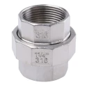 RS PRO Stainless Steel Pipe Fitting Straight Union Female G Threaded 1-1/4 in x Female G Threaded 1-1/4 in 499-3681
