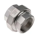 RS PRO Stainless Steel Pipe Fitting, Straight Union, Female G Threaded 1-1/2 in x Female G Threaded 1-1/2 in 499-3697