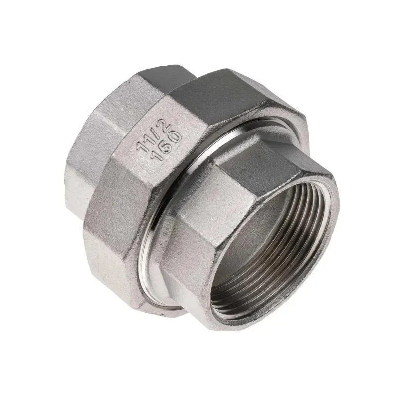 RS PRO Stainless Steel Pipe Fitting, Straight Union, Female G Threaded 1-1/2 in x Female G Threaded 1-1/2 in 499-3697