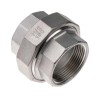 RS PRO Stainless Steel Pipe Fitting, Straight Union, Female G Threaded 1-1/2 in x Female G Threaded 1-1/2 in 499-3697