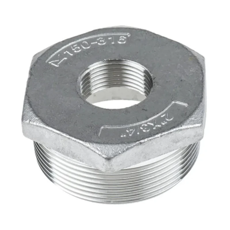 RS PRO Stainless Steel Pipe Fitting Straight Hexagon Bush Male Threaded 2 in x Female G Threaded 1/2 in 499-3726