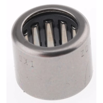 IKO Nippon Thompson Needle Roller Bearing, 8 mm ID, 12 mm OD, 10 mm Race Width, Open End Type, Model TLA810Z