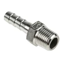 RS PRO Stainless Steel Pipe Fitting Straight Hexagon Nipple Male Threaded 1/4 in x Male 8 mm 499-3732