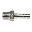 RS PRO Stainless Steel Pipe Fitting Straight Hexagon Nipple Male Threaded 1/4 in x Male 8 mm 499-3732