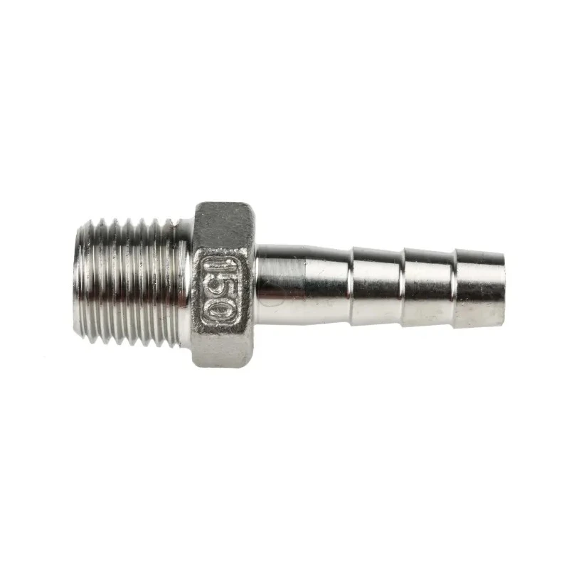 RS PRO Stainless Steel Pipe Fitting Straight Hexagon Nipple Male Threaded 1/4 in x Male 8 mm 499-3732